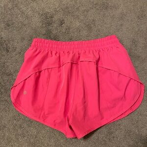 Lululemon women shorts hot pink